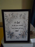 Printed scripture inspired home decor